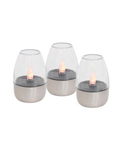 HOME Solarna baštenska lampa 3 komada CDS93