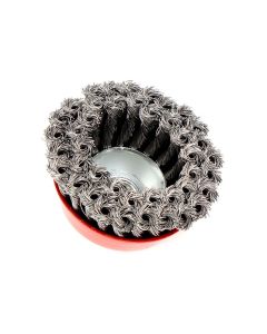 ČETKA ČELIČNA O75/M14MM KRUŽNA UPLETENA DUPLA WOMAX