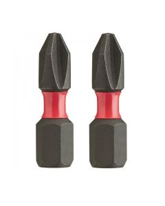 Bitsevi krstasti 1/4", PZ1 x 25mm, ojačani - udarni set od 2 kom. Milwaukee