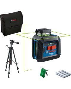 Bosch GLL 2-20 G samonivelišući linijski laser 360° zeleni zrak + tašna + stativ 