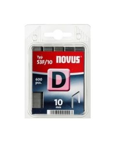 Klamerice Tip D 53F10 10mm 600 kom NOVUS