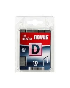 Klamerice Tip D 53F/6 6mm 1200 kom NOVUS