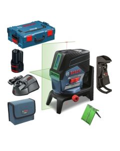 Kombinovani laser GCL 2-50 CG sa zelenim linijama lasera sa RM 2 nosačem, baterijom i punjačem u L-Boxx koferu BOSCH
