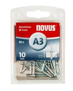 Pop nitne aluminijumske A3 x 10mm 30kom Novus