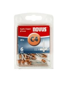 Pop nitne bakarne C4 x 6mm 20kom Novus