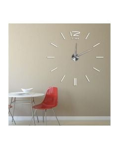 Samolepljivi zidni sat 70-130cm EHC007W Esperanza beli