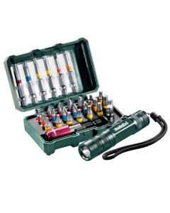 Metabo set bitova sa mini lampom 29kom 