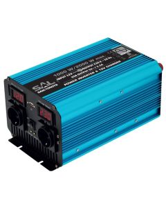 Sinusni naponski pretvarač 1000W+USB Sal SAIC1000TS