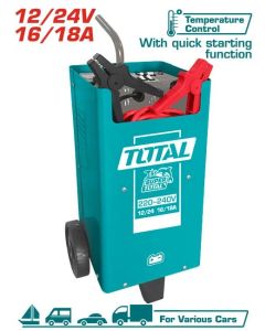 TOTAL TBC2201 punjac 12/24 i starter za akumulatore