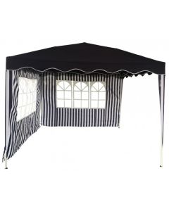 TENDA 3 X 3 PLAVO/BELA SA BOCNIM STRANAMA