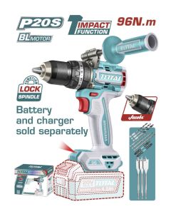 TOTAL TIDLI201452E udarna aku busilica 96Nm