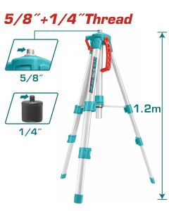 Total aluminijumski stativ za laser 1,2m