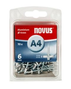 Pop nitne aluminijumske A4 x 6mm 70kom Novus