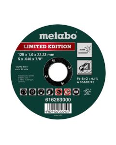 Rezna ploča Metabo Limited Edition metal/inox 125x1mm